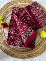 Lakhani ajarakh cotton surat ka saree
